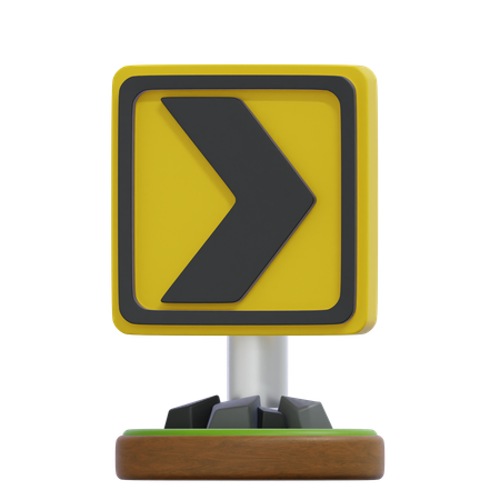 CHEVRON RIGHT SIGN  3D Icon