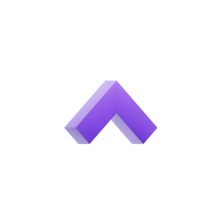 Chevron Top  3D Icon