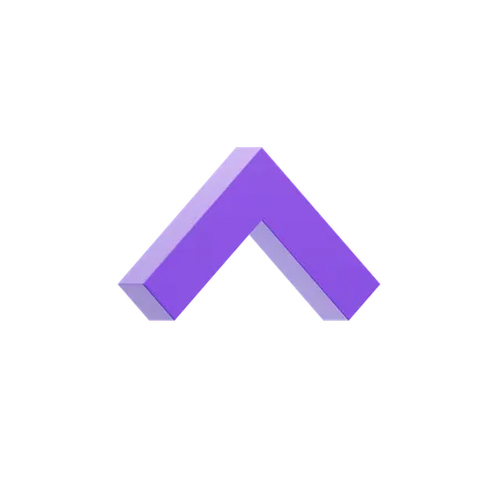 Chevron Top  3D Icon