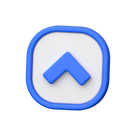 Chevron Up  3D Icon