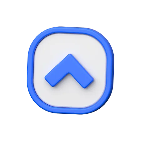 Chevron Up  3D Icon