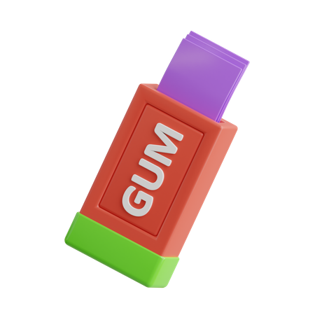 Chewing Gum  3D Icon