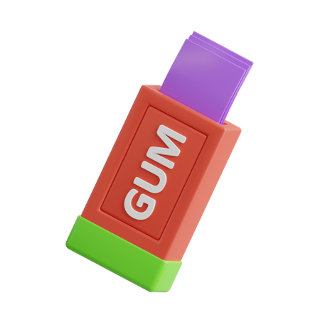 Chewing-gum  3D Icon
