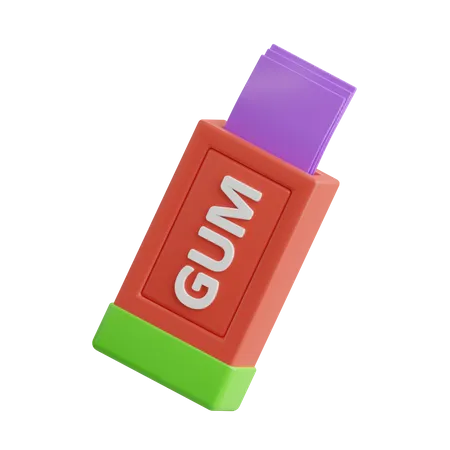 Chewing Gum  3D Icon