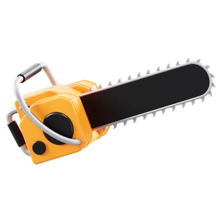 Chiansaw  3D Icon