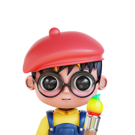 Artiste Chibi  3D Icon