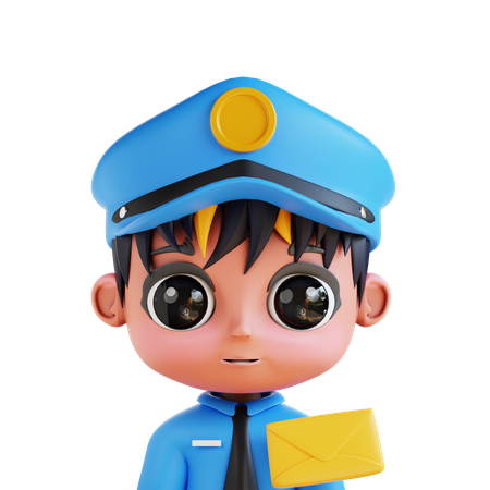 Cartero chibi  3D Icon