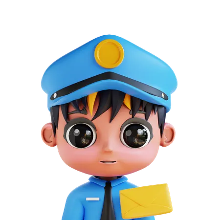 Cartero chibi  3D Icon