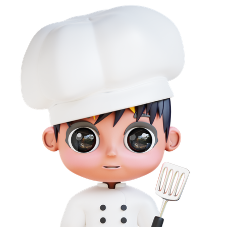 Chef Chibi  3D Icon