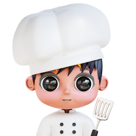 Chibi Chef  3D Icon