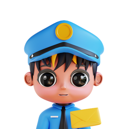 Chibi-Postbote  3D Icon