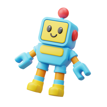 Chibi Robot Toys  3D Icon