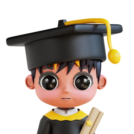 Chibi Student  3D Icon