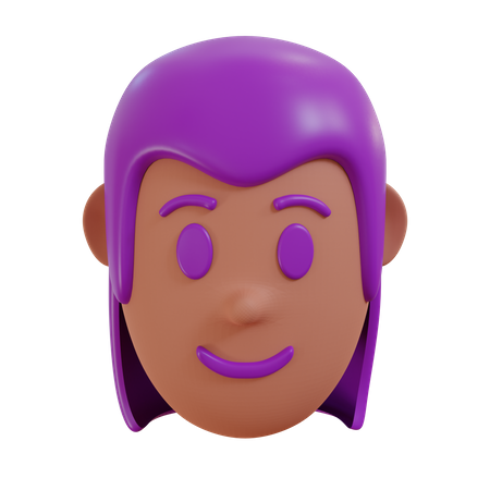 Chica avatar  3D Icon