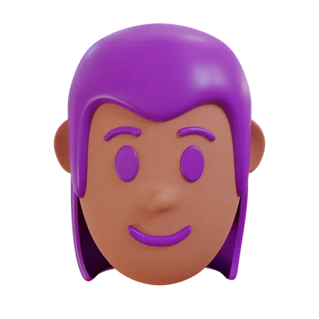 Chica avatar  3D Icon