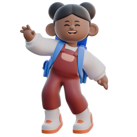 Chica bailando  3D Icon