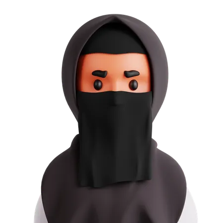 Chica de los emiratos árabes unidos  3D Icon