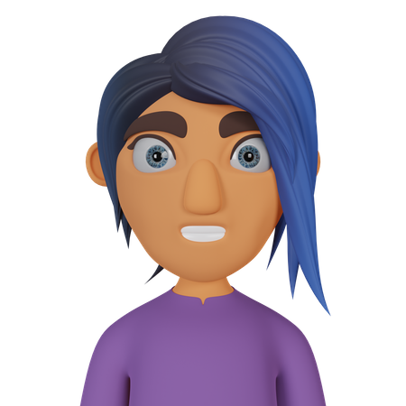 Chica joven  3D Icon