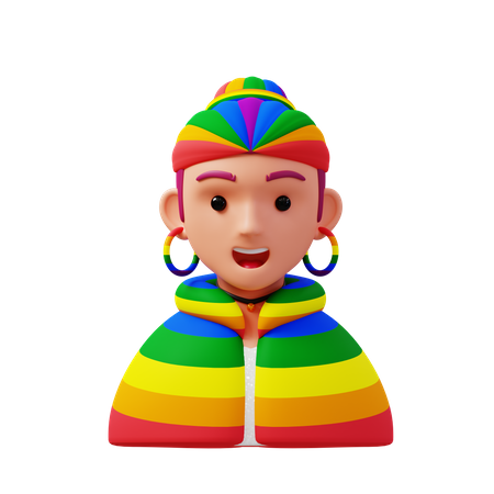 Chica lesbiana  3D Icon