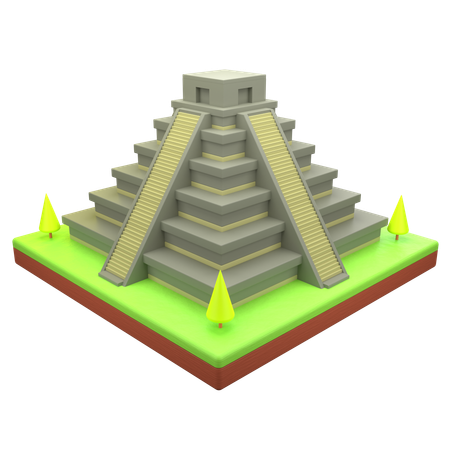 Chichen Itza  3D Icon