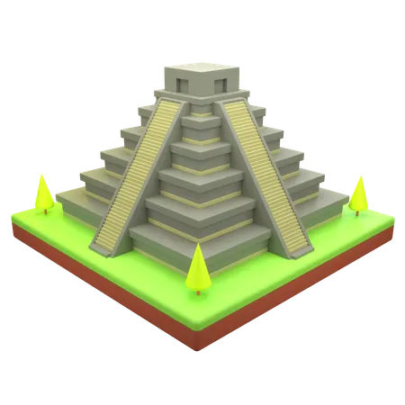 Chichen Itza  3D Icon