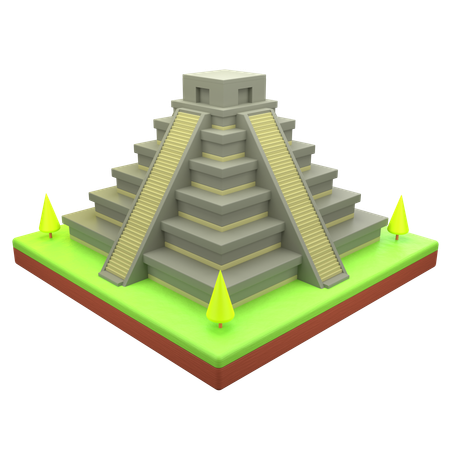 Chichen Itza  3D Icon