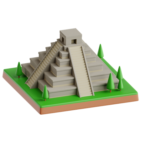 Chichen Itza  3D Icon
