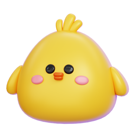 Chick  3D Icon