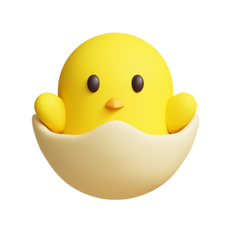 ひよこ  3D Icon