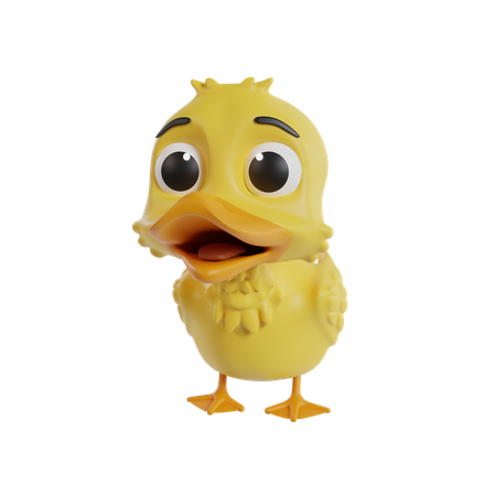 Chick  3D Icon