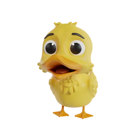 Chick  3D Icon