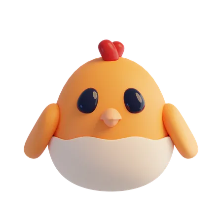 Chick  3D Icon