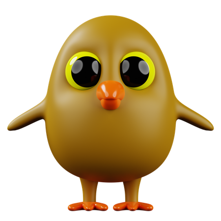 Chick  3D Icon