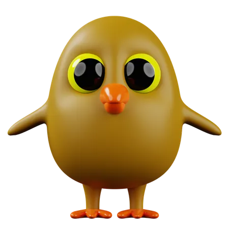 Chick  3D Icon