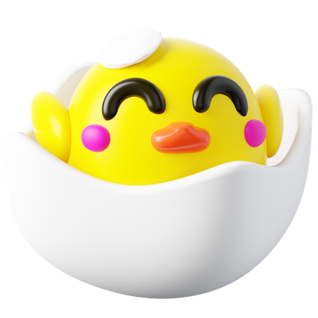 Chick  3D Icon