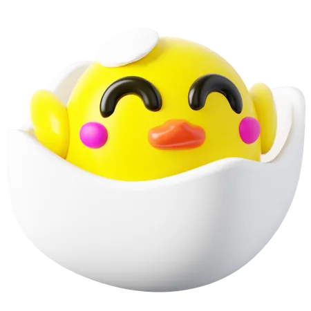 Chick  3D Icon