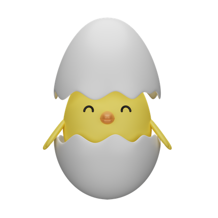 Chick  3D Icon