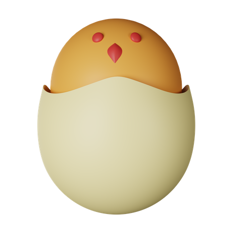 Chick  3D Icon