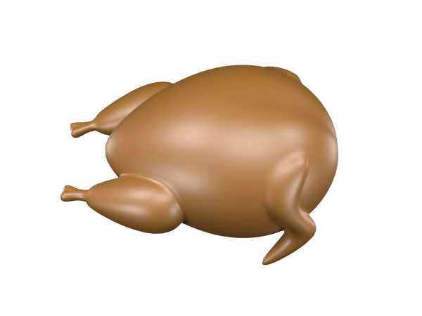 Chicken 3D Illustration