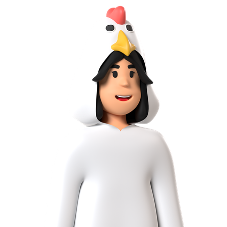 Chicken  3D Icon