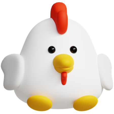 Chicken  3D Icon