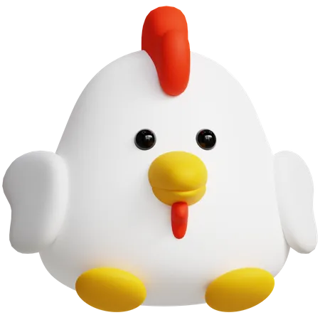 Chicken  3D Icon