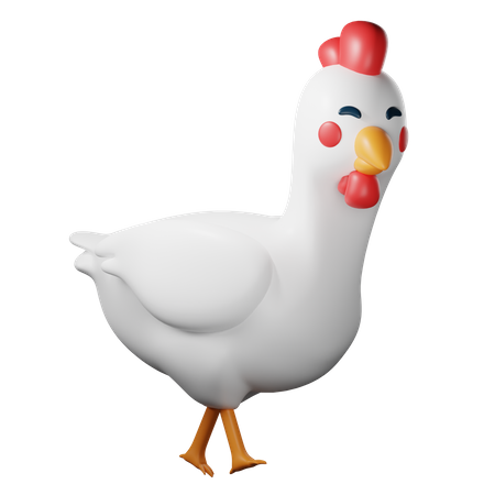 Chicken  3D Icon