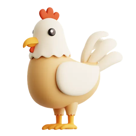 Chicken  3D Icon