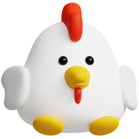 Chicken  3D Icon