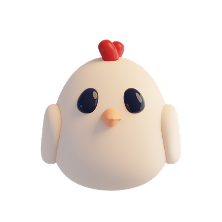 Chicken  3D Icon