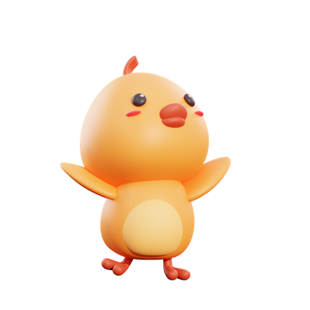 Chicken  3D Illustration