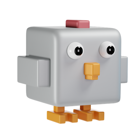 Chicken 3D Icon