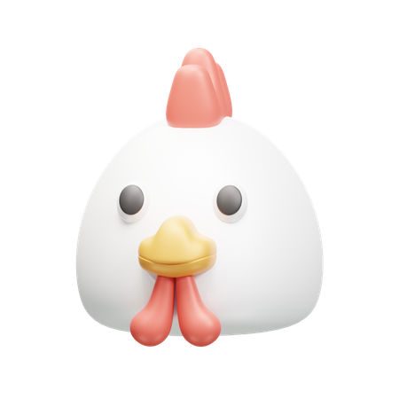 Chicken Animoji  3D Icon