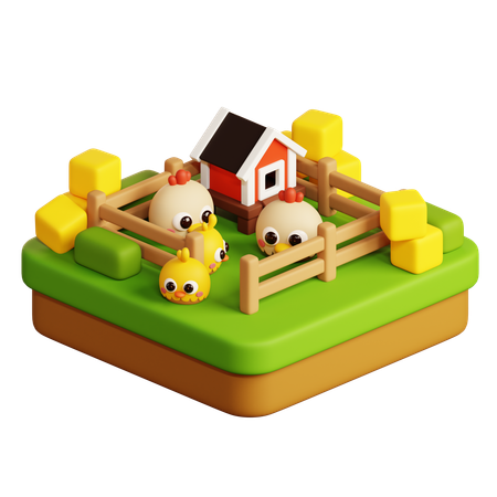 Chicken Coop  3D Icon